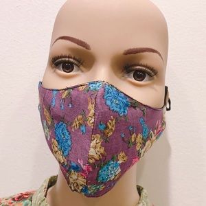 Pack of 6 Reusable double layer face masks